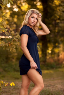 Blue Dress - Texas Thighs